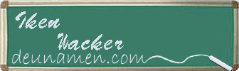 Iken Wacker Visitenkarte